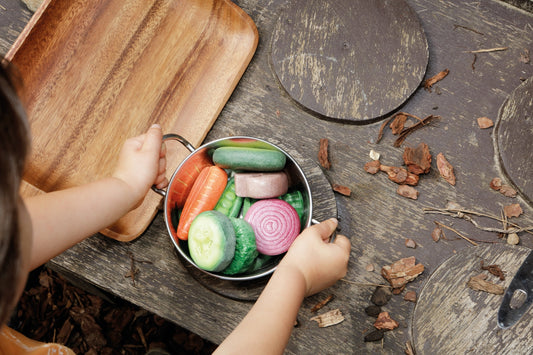 Sensory Play Stones | Vegetables