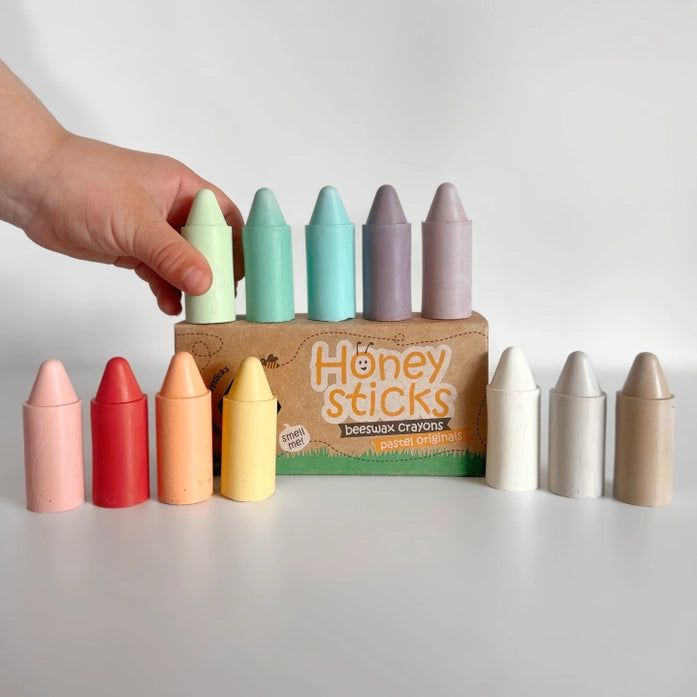 Natural Beeswax Crayons | Pastel