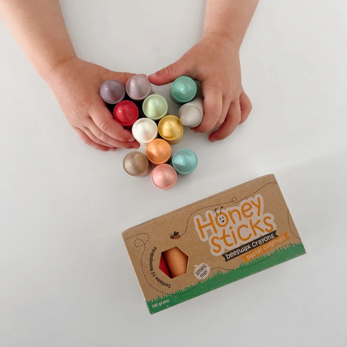 Natural Beeswax Crayons | Pastel